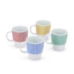 MoMA · Bodum Jazz Porcelain Mugs (set de 4)